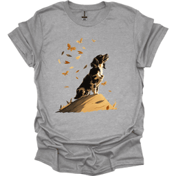 English Springer Spaniel Fall Dog T Shirt Gift For Dog Lover