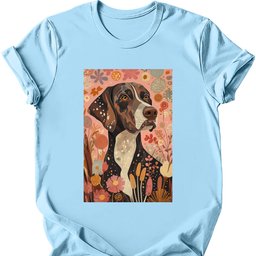 German Shorthaired Pointer Boho Dog T Shirt Gift For Dog Lover