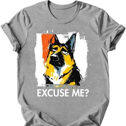 German Shepherd Excuse Me Dog T Shirt Gift For Dog Lover