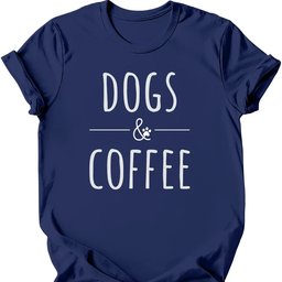 Dogs And Coffee T Shirt Gift For Dog Lover