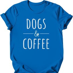Dogs And Coffee T Shirt Gift For Dog Lover