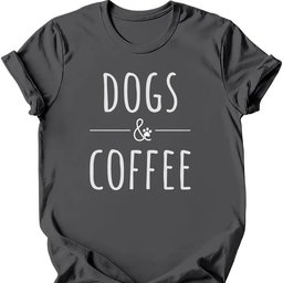 Dogs And Coffee T Shirt Gift For Dog Lover