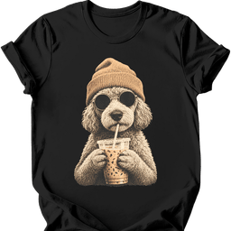 Labradoodle Hipster Dog T Shirt Gift For Dog Lover