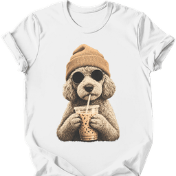 Labradoodle Hipster Dog T Shirt Gift For Dog Lover