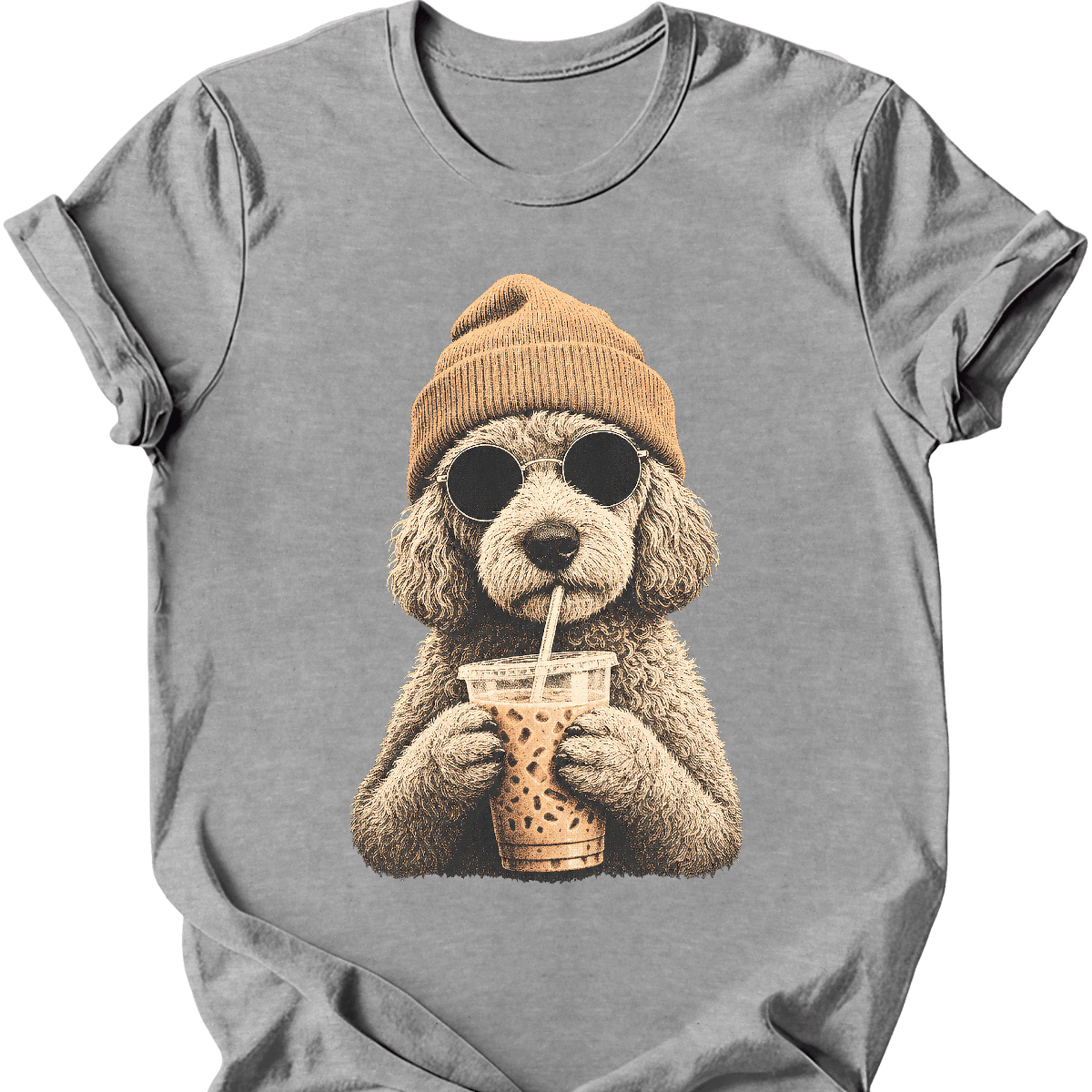 Labradoodle Hipster Dog T Shirt Gift For Dog Lover