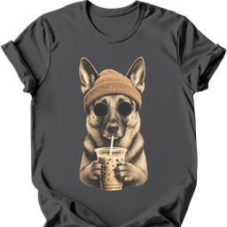 German Shepherd Hipster Dog T Shirt Gift For Dog Lover