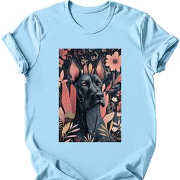 Great Dane Boho Dog T Shirt Gift For Dog Lover