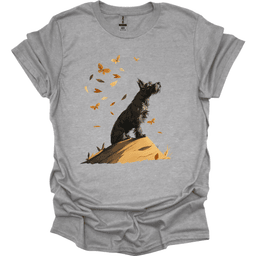 Kerry Blue Terrier Fall Dog T Shirt Gift For Dog Lover
