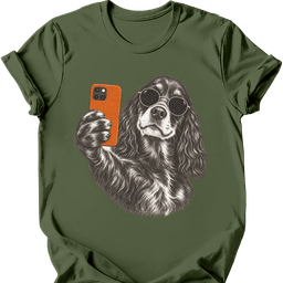 Gordon Setter Selfie Dog T Shirt Gift For Dog Lover