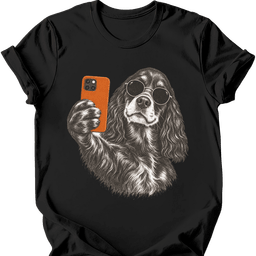 Gordon Setter Selfie Dog T Shirt Gift For Dog Lover