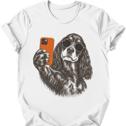 Gordon Setter Selfie Dog T Shirt Gift For Dog Lover