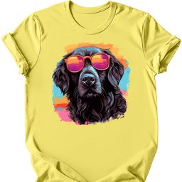Flat Coated Retriever Top Dog T Shirt Gift For Dog Lover