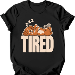Nova Scotia Duck Tolling Retriever Tired Dog T Shirt Gift For Duck Lover