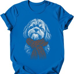 Lhasa Apso Winter Dog T Shirt Gift For Dog Lover