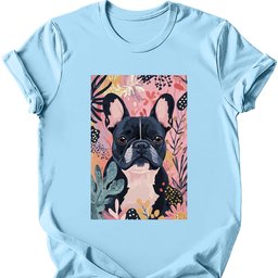 French Bulldog Boho Dog T Shirt Gift For Dog Lover
