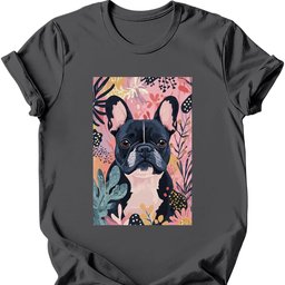 French Bulldog Boho Dog T Shirt Gift For Dog Lover