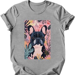French Bulldog Boho Dog T Shirt Gift For Dog Lover