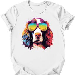 English Springer Spaniel Top Dog T Shirt Gift For Dog Lover