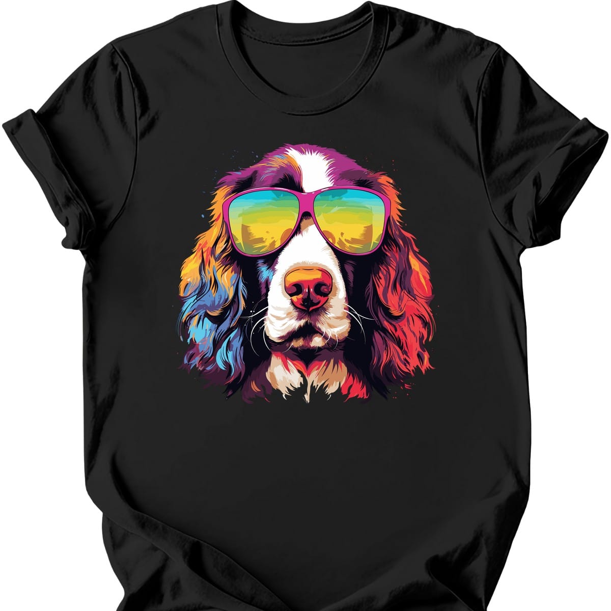 English Springer Spaniel Top Dog T Shirt Gift For Dog Lover