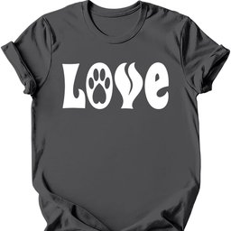 Love Paw T Shirt Gift For Dog Lover