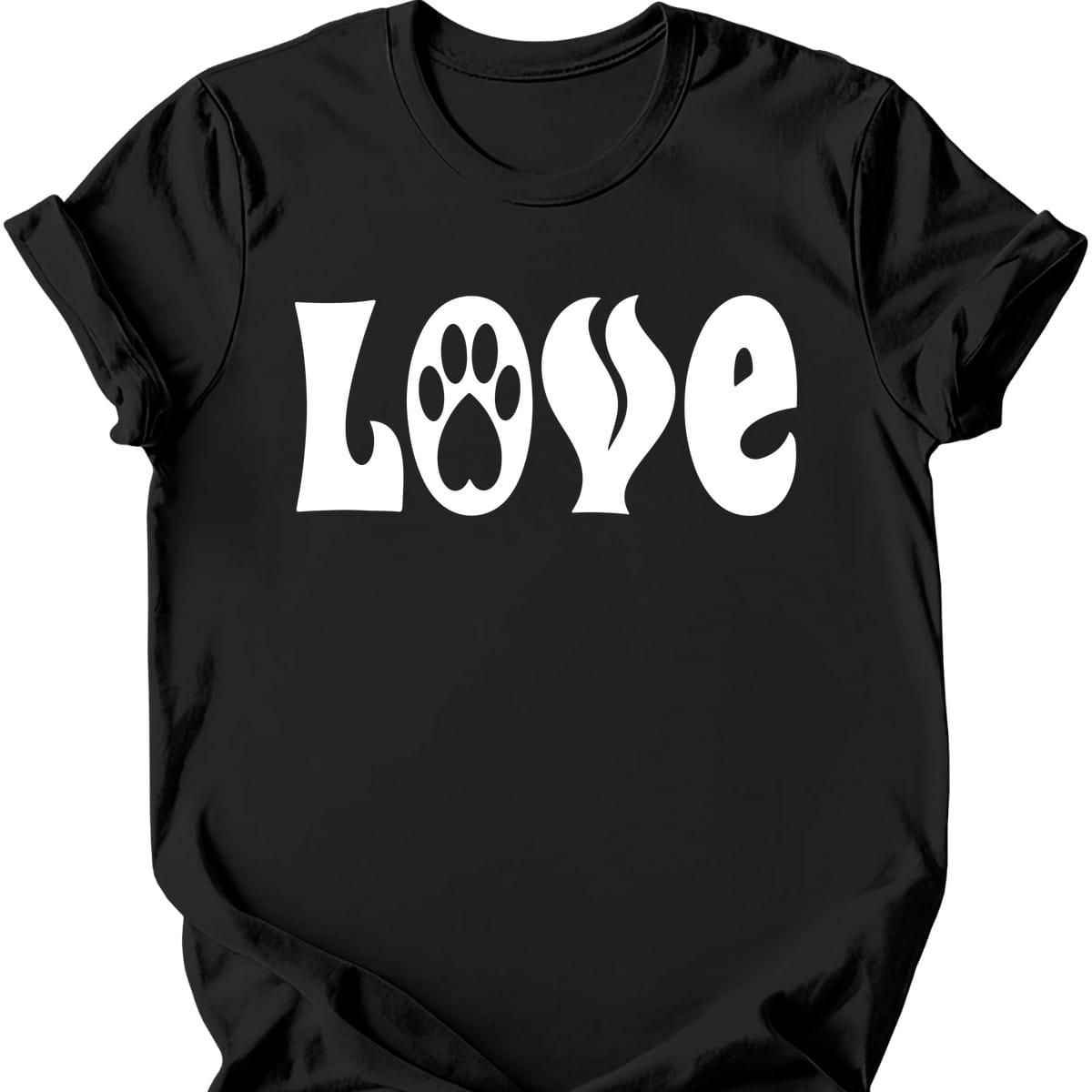 Love Paw T Shirt Gift For Dog Lover