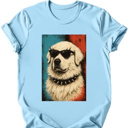 Great Pyrenees Punk Dog T Shirt Gift For Dog Lover