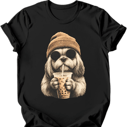 Lhasa Apso Hipster Dog T Shirt Gift For Dog Lover