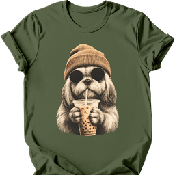Lhasa Apso Hipster Dog T Shirt Gift For Dog Lover