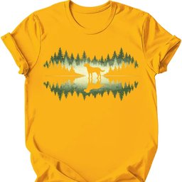 Forest Dog T Shirt Gift For Dog Lover