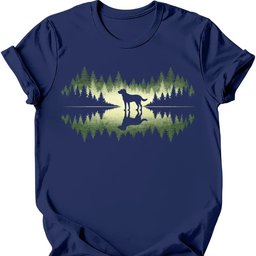 Forest Dog T Shirt Gift For Dog Lover