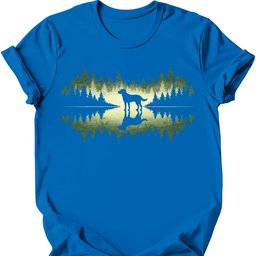 Forest Dog T Shirt Gift For Dog Lover