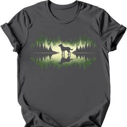 Forest Dog T Shirt Gift For Dog Lover