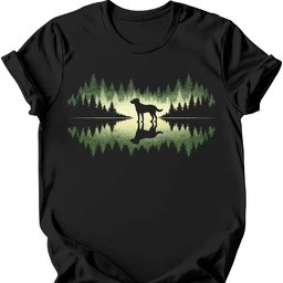 Forest Dog T Shirt Gift For Dog Lover