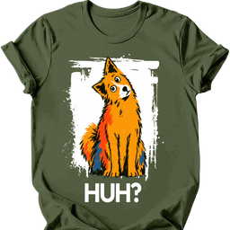 Finnish Spitz Huh Dog T Shirt Gift For Dog Lover