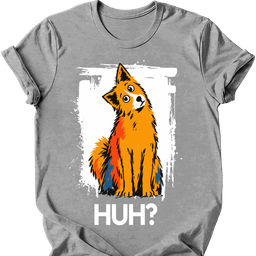 Finnish Spitz Huh Dog T Shirt Gift For Dog Lover