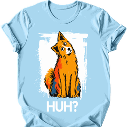 Finnish Spitz Huh Dog T Shirt Gift For Dog Lover