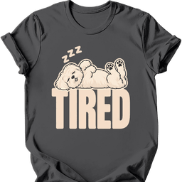 Maltese Tired Dog T Shirt Gift For Dog Lover