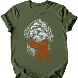 Havanese Winter Dog T Shirt Gift For Dog Lover