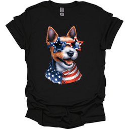 Jack Russell Patriot Series T Shirt Gift For Dog Lover