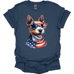 Jack Russell Patriot Series T Shirt Gift For Dog Lover