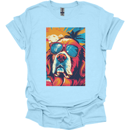 Newfoundland Summer Dog T Shirt Gift For Dog Lover