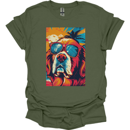 Newfoundland Summer Dog T Shirt Gift For Dog Lover