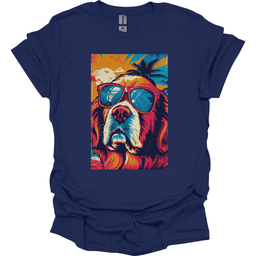 Newfoundland Summer Dog T Shirt Gift For Dog Lover