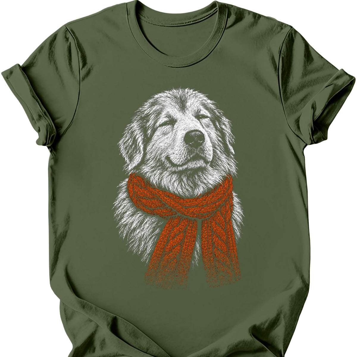 Great Pyrenees Winter Dog T Shirt Gift For Dog Lover