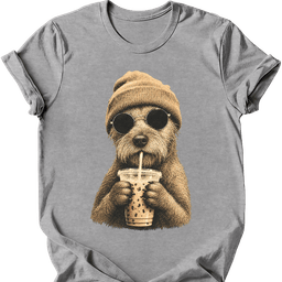 Irish Terrier Hipster Dog T Shirt Gift For Dog Lover