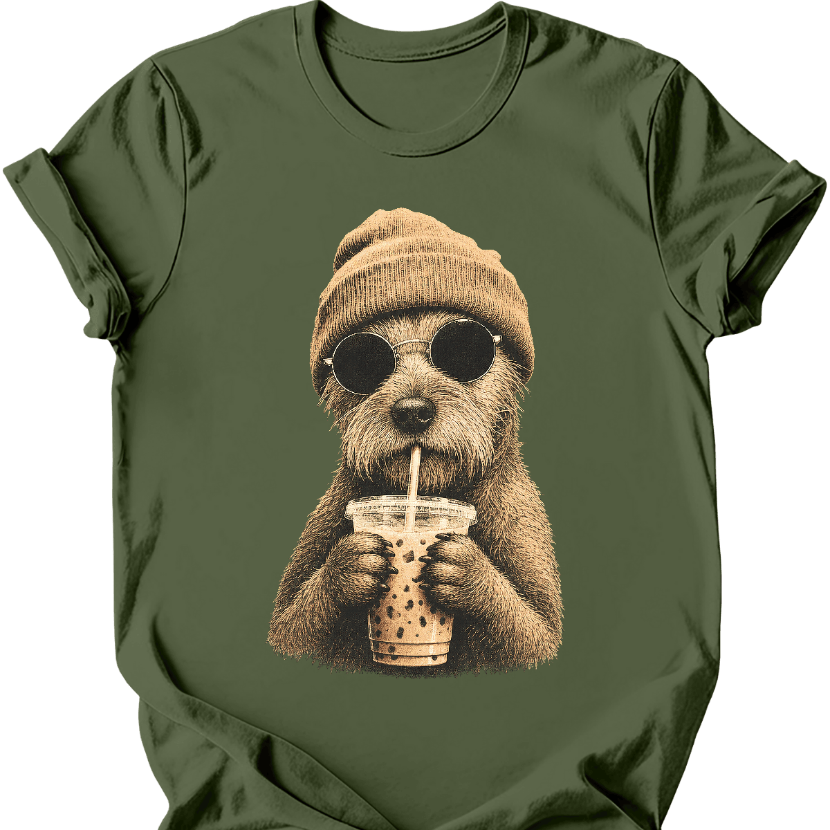 Irish Terrier Hipster Dog T Shirt Gift For Dog Lover