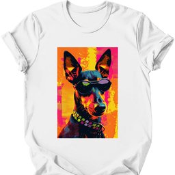 Manchester Terrier Punk Dog T Shirt Gift For Dog Lover