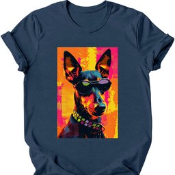 Manchester Terrier Punk Dog T Shirt Gift For Dog Lover