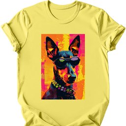 Manchester Terrier Punk Dog T Shirt Gift For Dog Lover
