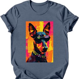 Manchester Terrier Punk Dog T Shirt Gift For Dog Lover